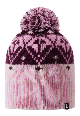 Czapka wełniana zimowa beanie Reima Pohjoinen