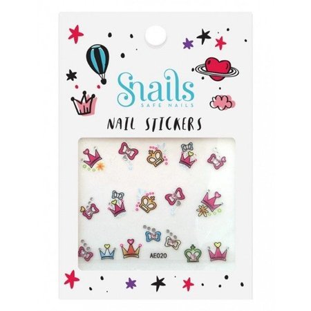 Naklejki na paznokcie dla dzieci Snails - Perfect Princess