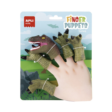 Pacynki na palce Apli Kids - Dinozaur T-rex