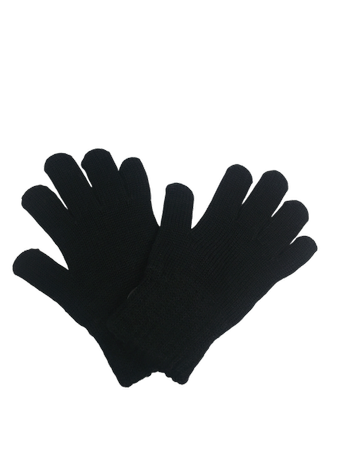 Rękawiczki przejściowe bawełnianie Maximo czarne