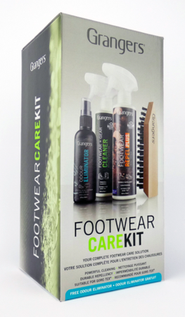 Zestaw Granger's Footwear Care Kit do czyszczenia i pielęgnacji butów