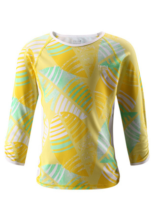 Bluzeczka kąpielowa Reima Costa żółty wzór