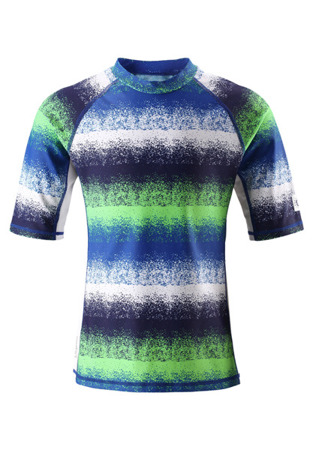 Bluzeczka kąpielowa UV50+ Reima Fiji niebieski/zielony/biały