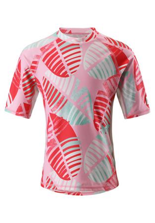 Bluzeczka kąpielowa UV50+ Reima Fiji różowy wzór