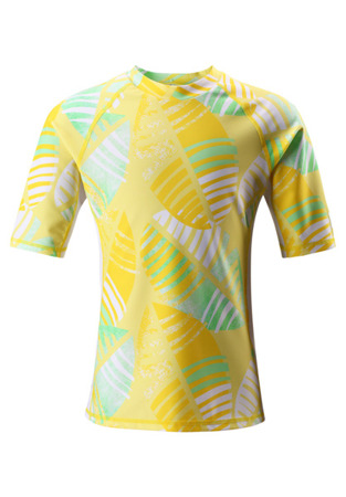 Bluzeczka kąpielowa UV50+ Reima Fiji żółty wzór