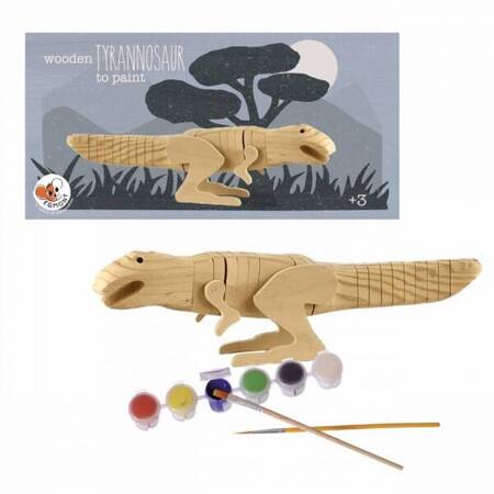 Drewniany Tyranosaurus do pomalowania | Egmont Toys®
