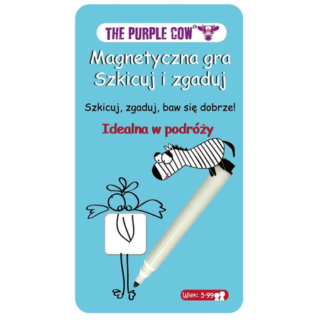 Gra magnetyczna The Purple Cow - Szkicuj i Zgaduj