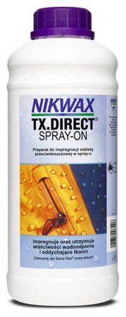 Impregnat NIKWAX TX Direct Spray-On 1L - zapas uzupełniający