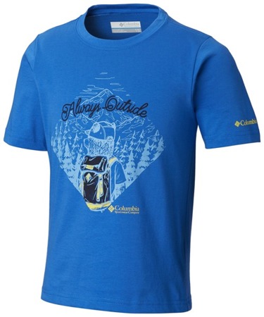 Koszulka t-shirt Columbia Camp Champs SS Tee niebieski
