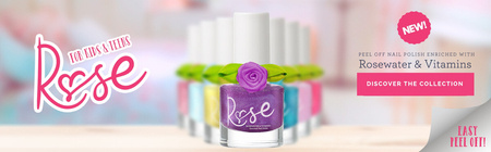 Lakier do paznokci dla dzieci Snails ROSE peel-off - I'm Basic