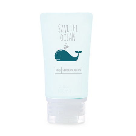 Pojemniczek podróżny Save The Ocean 60 ml - Zielony