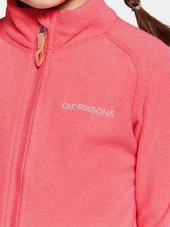 Polar Didriksons MONTE KIDS FULLZIP 9 koralowy