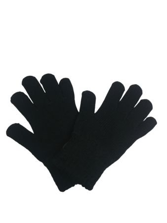 Rękawiczki przejściowe bawełnianie Maximo czarne