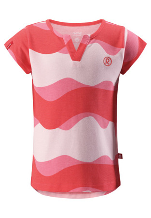T-shirt Reima Islan różowy/czerwony