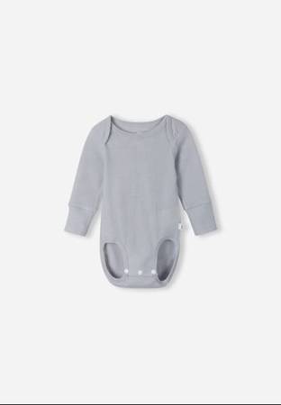 Ubranie jednoczęściowe body niemowlęce wełniane Reima Utu