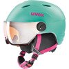 Kask narciarski dziecięcy z wizjerem Uvex Junior visor 